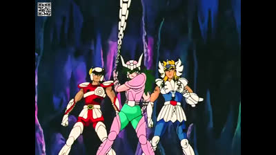 Los caballeros del Zodiaco .En español (castellano) cap 65 - ¡La espada sagrada! Shura contra dragon